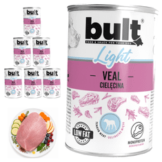 BULT LIGHT mokra hrana za pse Konzerva telečjega mesa 6x400g Lahko prebavljiva