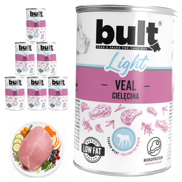 BULT LIGHT mokra hrana za pse Konzerva telečjega mesa 6x400g Lahko prebavljiva