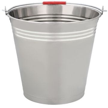 Vedro, nerjaveče jeklo, 16 l, z ročajem, konstrukcijsko, uporabno