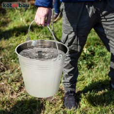 Vedro, nerjaveče jeklo, 16 l, z ročajem, konstrukcijsko, uporabno