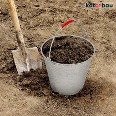 Vedro, nerjaveče jeklo, 16 l, z ročajem, konstrukcijsko, uporabno