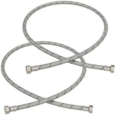 Fleksibilni priključek 3/8” za pipe, fitingi 120 CM, komplet 2 kosov