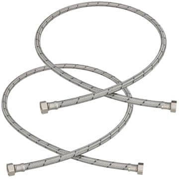 Fleksibilni priključek 3/8” za pipe, fitingi 120 CM, komplet 2 kosov