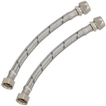 Fleksibilni konektor 3/8” za vpenjalne sisteme 20 CM komplet 2 kosov