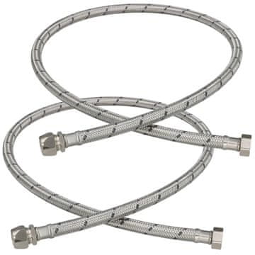 Fleksibilni konektor 3/8” za vpenjalne sisteme 100 CM komplet 2 kosov