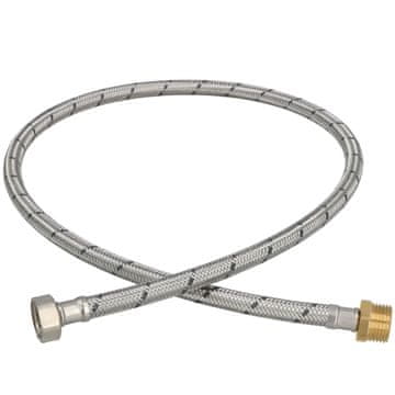 Fleksibilen priključek 1/2” ženski-moški za pipe in fitinge 100 CM