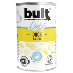 BULT LIGHT mokra hrana za pse v konzervi z račjo 6 x 400 g Lahko prebavljiva