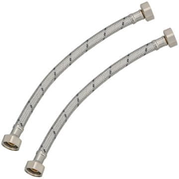 Fleksibilni priključek 1/2” za pipe, fitingi 30 CM, komplet 2 kosov