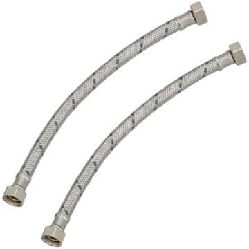 Fleksibilni priključek 3/8” za pipe, fitingi 30 CM, komplet 2 kosov