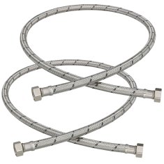 Fleksibilni priključek 3/8” za pipe, fitinge, 100 CM, komplet 2 kosov