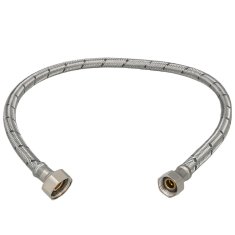 Fleksibilen priključek iz nerjavečega jekla 3/8” 1/2” za pipe 60 CM