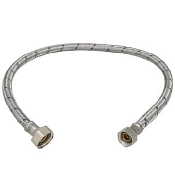 Fleksibilen priključek iz nerjavečega jekla 3/8” 1/2” za pipe 60 CM