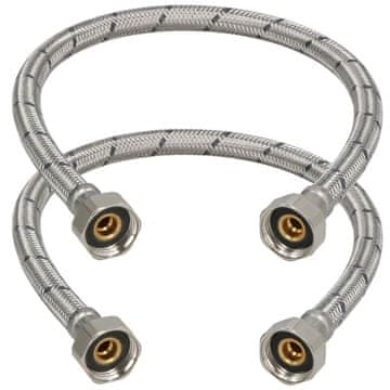 Fleksibilni priključek 1/2” za pipe, fitingi 50 CM, komplet 2 kosov
