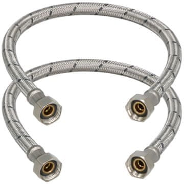 Fleksibilni priključek 3/8” za pipe, fitingi 50 CM, komplet 2 kosov