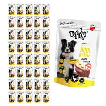 Tuff Stuff mokra hrana za pse Raca z jabolkom vrečka 40 x 300 g mesni kosilo