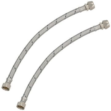 Fleksibilni konektor 3/8” za vpenjalne sisteme 40 CM komplet 2 kosov
