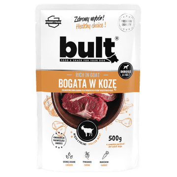 BULT mokra hrana za pse v vrečki z govedino 500 g Complete