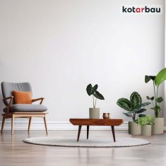 Keramični pokrov za cvetlične lončke, betonski, 14,5 cm, komplet 2 kosov
