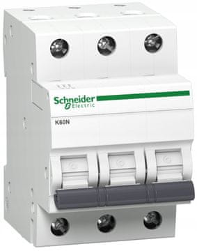 Schneider Electric K60N PRETOKOVNO ZAŠČITNO STIKO B 63A 3P 3M 6KA ACTI 9 A9K01363