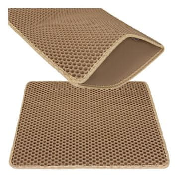 Northix Podloga za mačje stranišče 60x45cm - bež Purlov