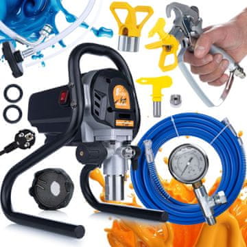 Rosfix EcoFlow 1200 lakirna enota, 1,7 l/min, 1200 W