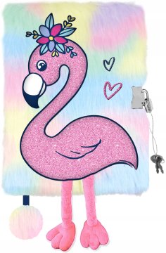 DNEVNIK HOJEČEGA FANTA S KLJUČAVNICO TROPSKI FLAMINGO OTROK