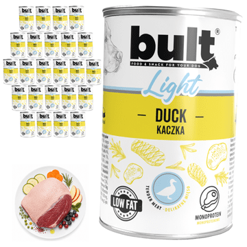BULT LIGHT mokra hrana za pse v konzervi z račjo 24 x 400 g
