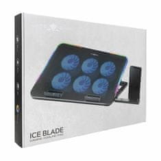 White Shark podloga za prenosnik 6x ventilator gaming GCP-96 ICE BLADE