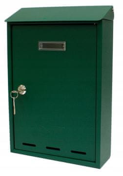 POŠTNI NABIRALNIK 330x220x70mm zelen