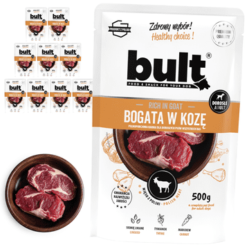 BULT mokra hrana za pse v vrečki z govedino 10 x 500 g