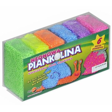 Inny Plastelin - Piankolina - 6 neonskih barv