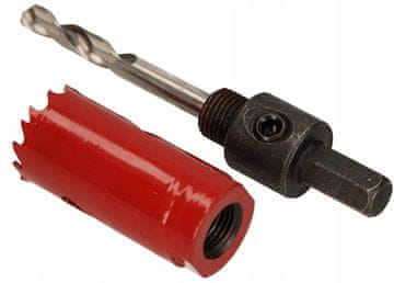 Bimetalna luknjasta žaga 24 mm adapter za sveder