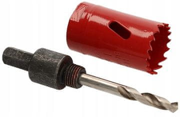 Bimetalna luknjasta žaga 29 mm adapter za sveder