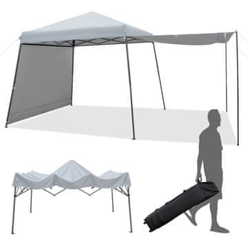 Costway Instant šotor s pokrovom za hitro postavitev 10x10 ft, siv