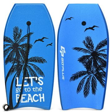 Costway Bodyboard za surfanje z vrvico EPS jedro L