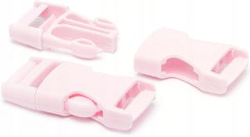 Plastične zaponke 10 kosov 20 mm ROZA