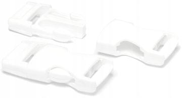 Plastične zaponke 10 kosov 20 mm BELE