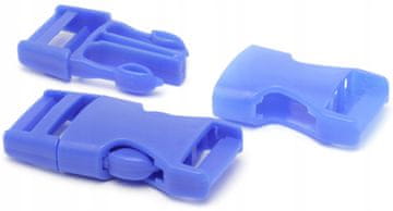 Plastične zaponke 10 kosov 20 mm PLAVČNO MODRE