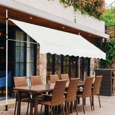 Costway Raztegljiva balkonska senčnica 300x120 cm