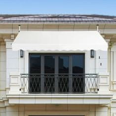 Costway Raztegljiva balkonska senčnica 300x120 cm
