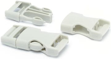 Plastične zaponke 10 kosov 20 mm SIVE