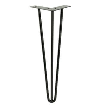BB Noga za pohištvo Hairpin Loft, črna mat, višina 41 cm