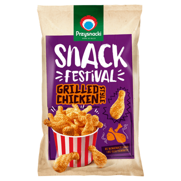Przysnacki Snack Festival Ocvrti krompirjevi prigrizki z okusom pečenega piščanca 100 g