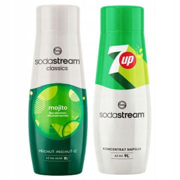 2x sirup za nasičenje SODASTREAM MOJITO 7UP Mohito koncentrat soka za vodo
