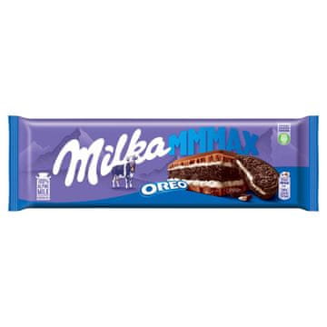 Mondelez Milka Mmmax Oreo kakavovi piškoti z vaniljevim mlečnim nadevom 300 g