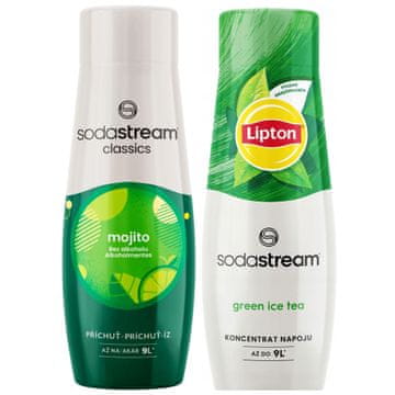 2x sirup za nasičenje SODASTREAM MOJITO MOHITO LIPTON KONCENTRAT ZELENEGA ČAJA
