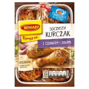 Nestlé Winiary Idea za ... Sočen piščanec s česnom in zelišči 30 g