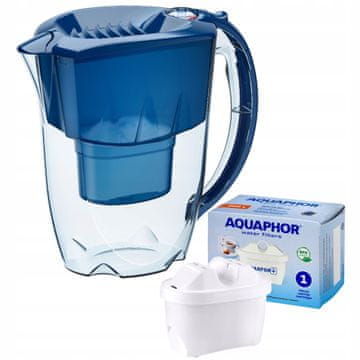 Aquaphor Vrč za filtriranje Amethyst 2,8 l temno moder z filtrom B25 maxfor