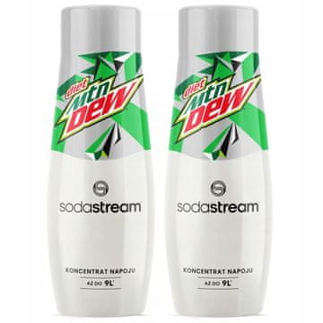 SodaStream Mountain Dew Diet soda sirup set 2 kosa x 440 ml