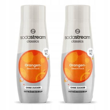 SodaStream Orange Zero sirupi pomarančni koncentrat brez sladkorja za aparat za sodo